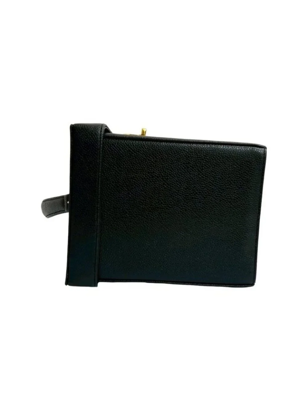 Chanel CC Logo Matte Caviar Leather 2-Way Shoulder Bag - Picture 4 of 9